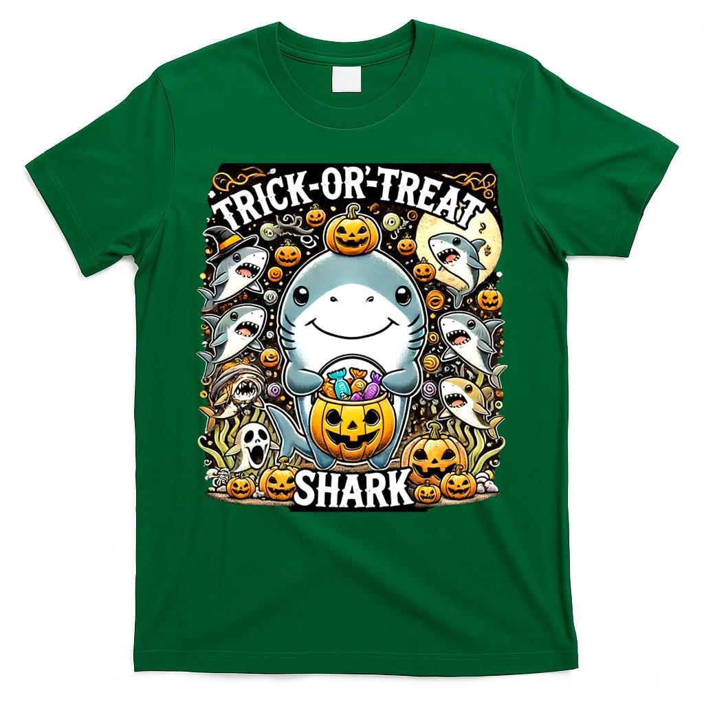 TRICK OR TREAT SHARK HALLOWEEN  Classic T-Shirt
