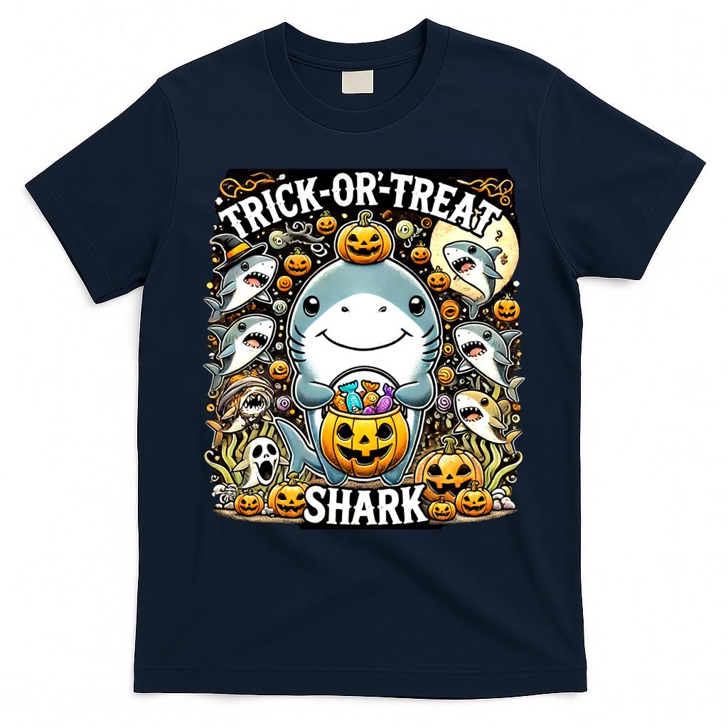 TRICK OR TREAT SHARK HALLOWEEN  Classic T-Shirt