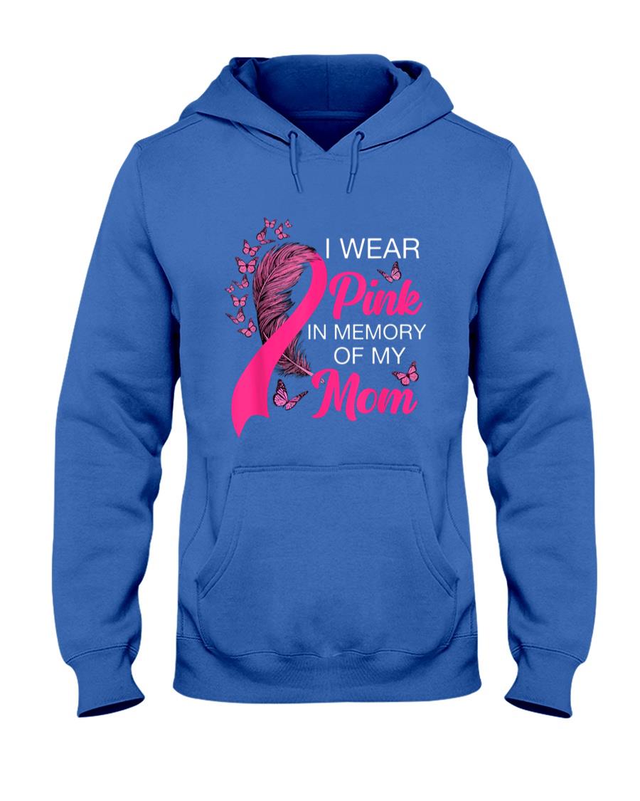 I Wear Pink In Memory Of My Mom Breast Cancer Awareness T-Shirt