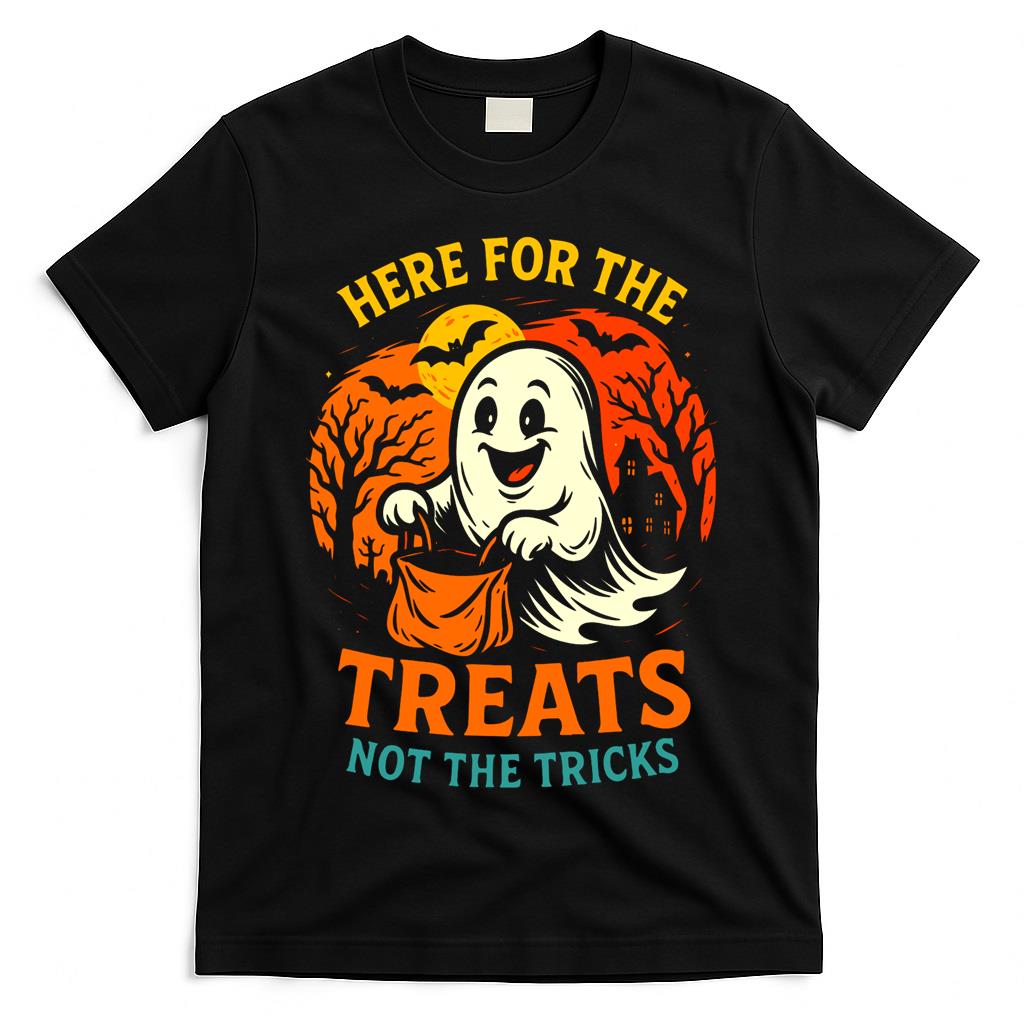 Here For The Treats funny Halloween Saying Classic T-Shirt