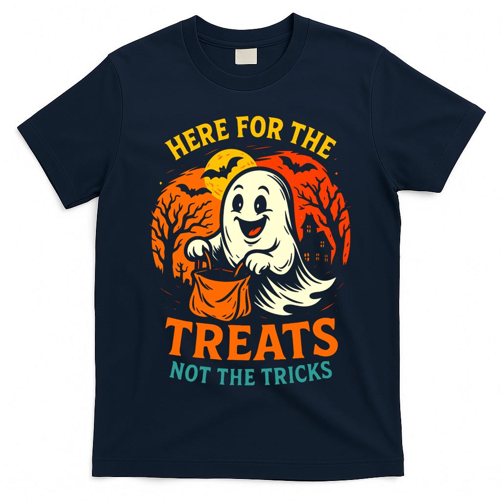 Here For The Treats funny Halloween Saying Classic T-Shirt