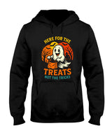 Here For The Treats funny Halloween Saying Classic T-Shirt