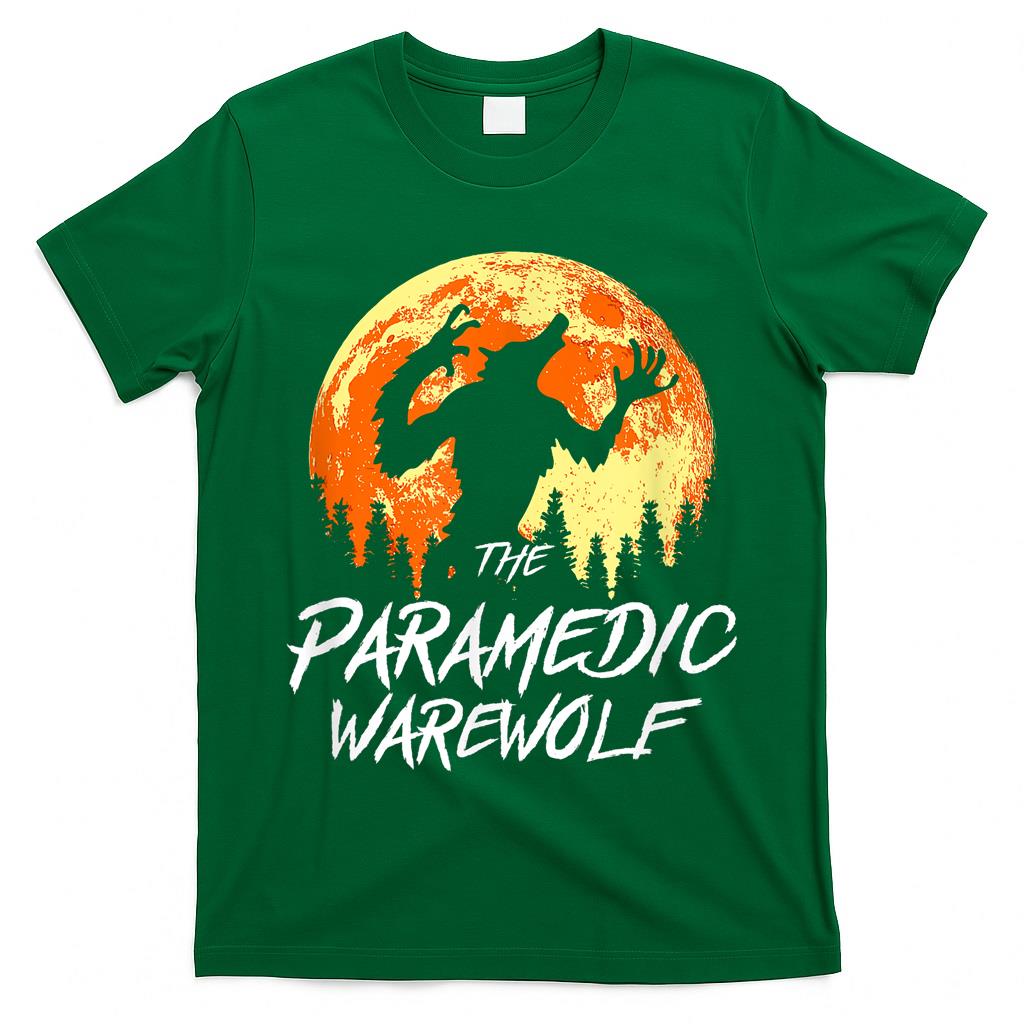 The Paramedic Werewolf Halloween EMT Trick or Treat T-Shirt