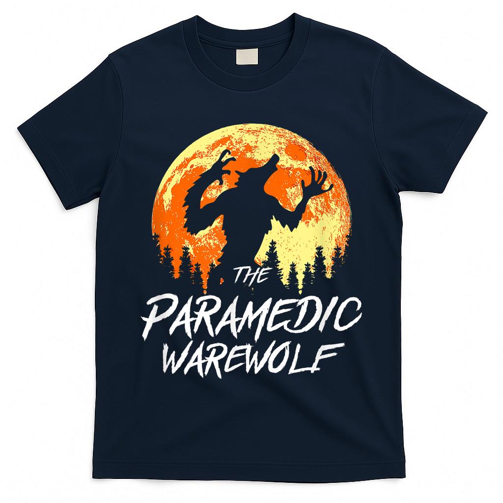 The Paramedic Werewolf Halloween EMT Trick or Treat T-Shirt