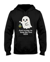 Retro Nostalgia - Funny Ghost Keep Boo Alive Halloween 90s Retro Nostalgia T-Shirt