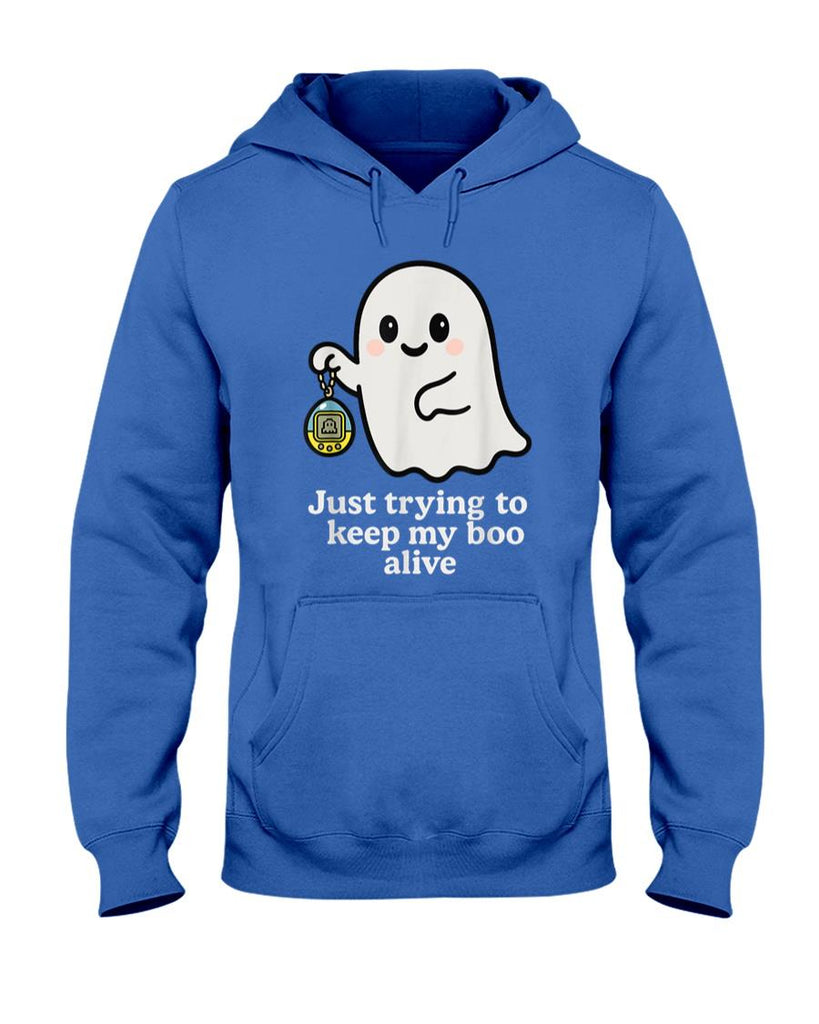 Retro Nostalgia - Funny Ghost Keep Boo Alive Halloween 90s Retro Nostalgia T-Shirt