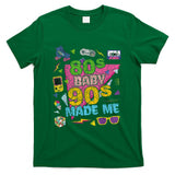 Retro Nostalgia - Vintage Retro 80's Baby 90's Made Me 1980s 1990s Nostalgia T-Shirt