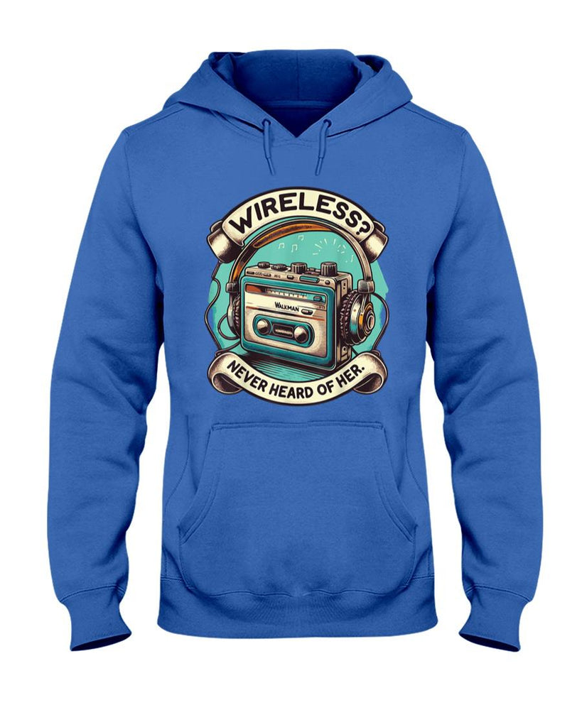 Retro Nostalgia - Wireless Never Heard Of Her Vintage Walkman Nostalgia Retro T-Shirt