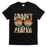 Retro Nostalgia - Groovy Pawpaw 70s Aesthetic Nostalgia 1970's Retro Grandpa T-Shirt