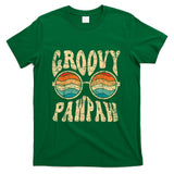 Retro Nostalgia - Groovy Pawpaw 70s Aesthetic Nostalgia 1970's Retro Grandpa T-Shirt