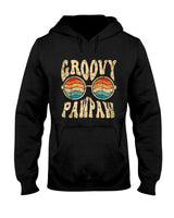 Retro Nostalgia - Groovy Pawpaw 70s Aesthetic Nostalgia 1970's Retro Grandpa T-Shirt