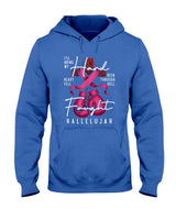 Breast Cancer Awareness Christian Hard Fought Hallelujah God T-Shirt