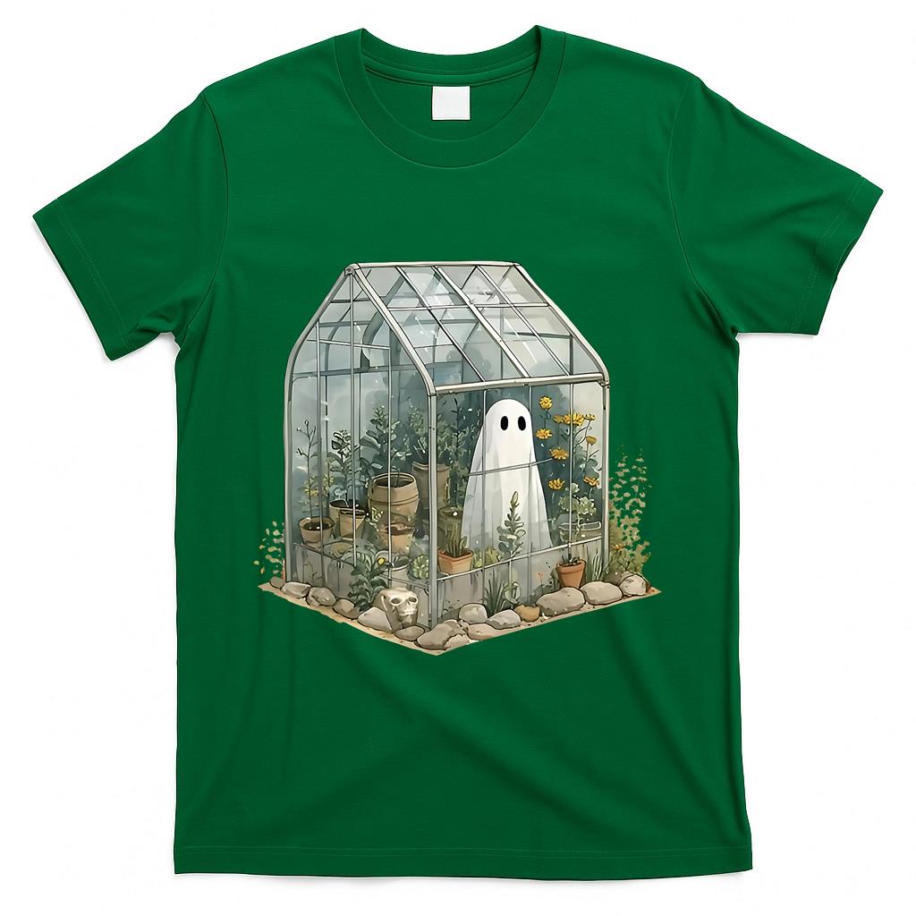 Funny Ghost Spooky Season Plant Trick Or Treat Halloween T-Shirt