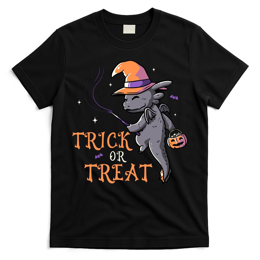 Trick Or Treat - Halloween Dragon Funny Cute Spooky Classic T-Shirt