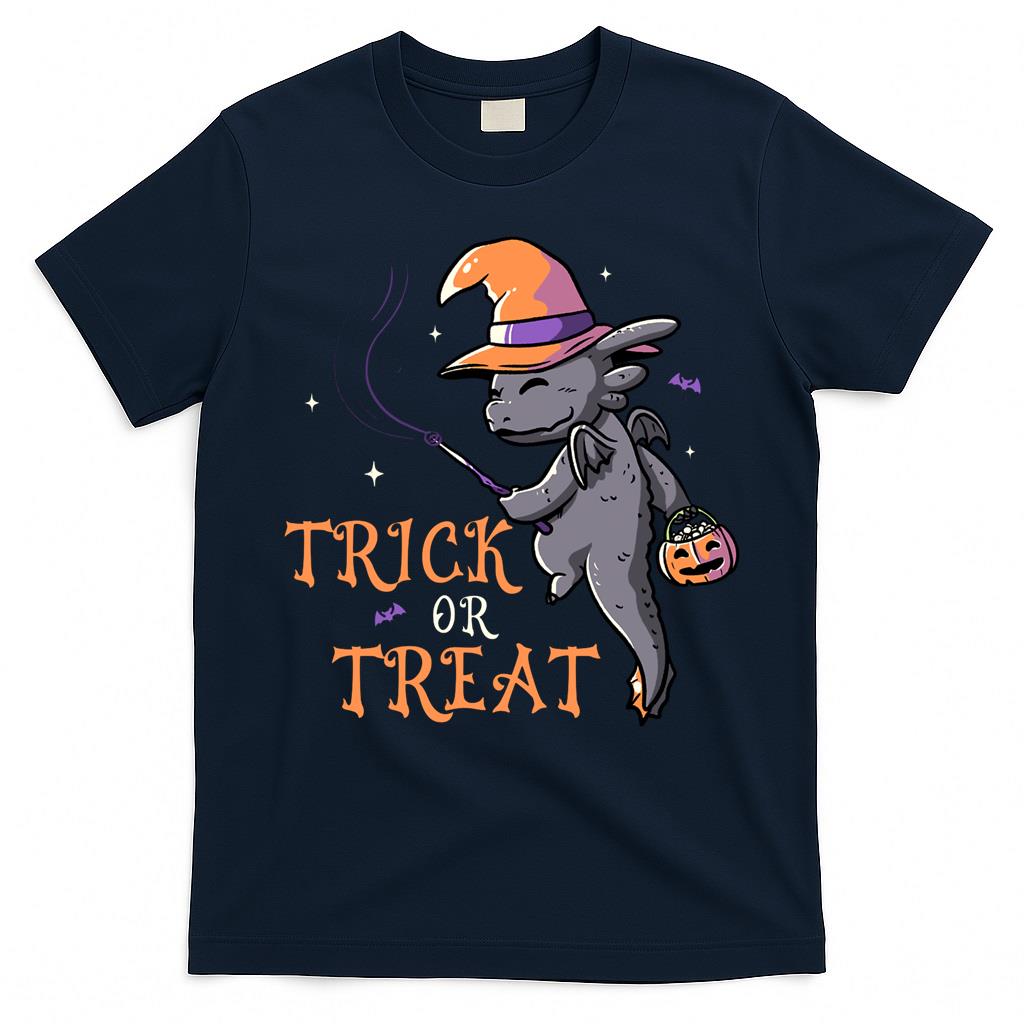 Trick Or Treat - Halloween Dragon Funny Cute Spooky Classic T-Shirt