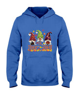 Cute Halloween Gnomes Trick or Treat Fall Leaves Long Sleeve T-Shirt