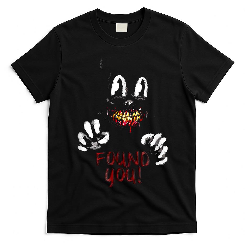 Cartoon cat Creepy Horror trick or treat T-Shirt