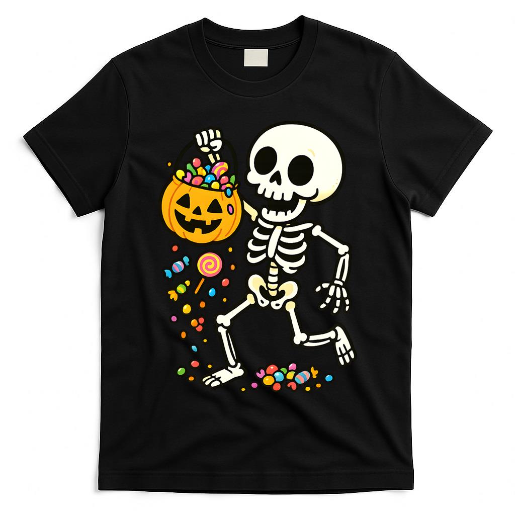 Trick or Treat Skeleton Classic T-Shirt