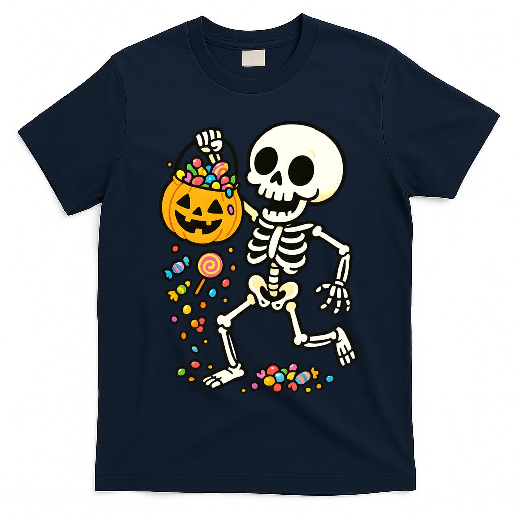 Trick or Treat Skeleton Classic T-Shirt