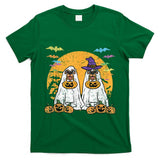 Ghost Dog Pumpkin Halloween Costume Puppy Trick Or Treat  for Men Women Kids T-Shirt