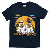 Ghost Dog Pumpkin Halloween Costume Puppy Trick Or Treat  for Men Women Kids T-Shirt
