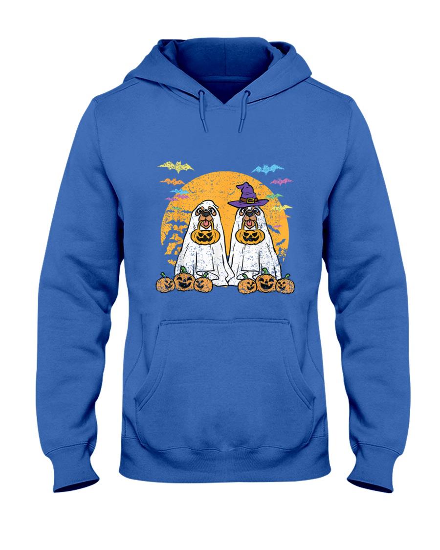 Ghost Dog Pumpkin Halloween Costume Puppy Trick Or Treat  for Men Women Kids T-Shirt