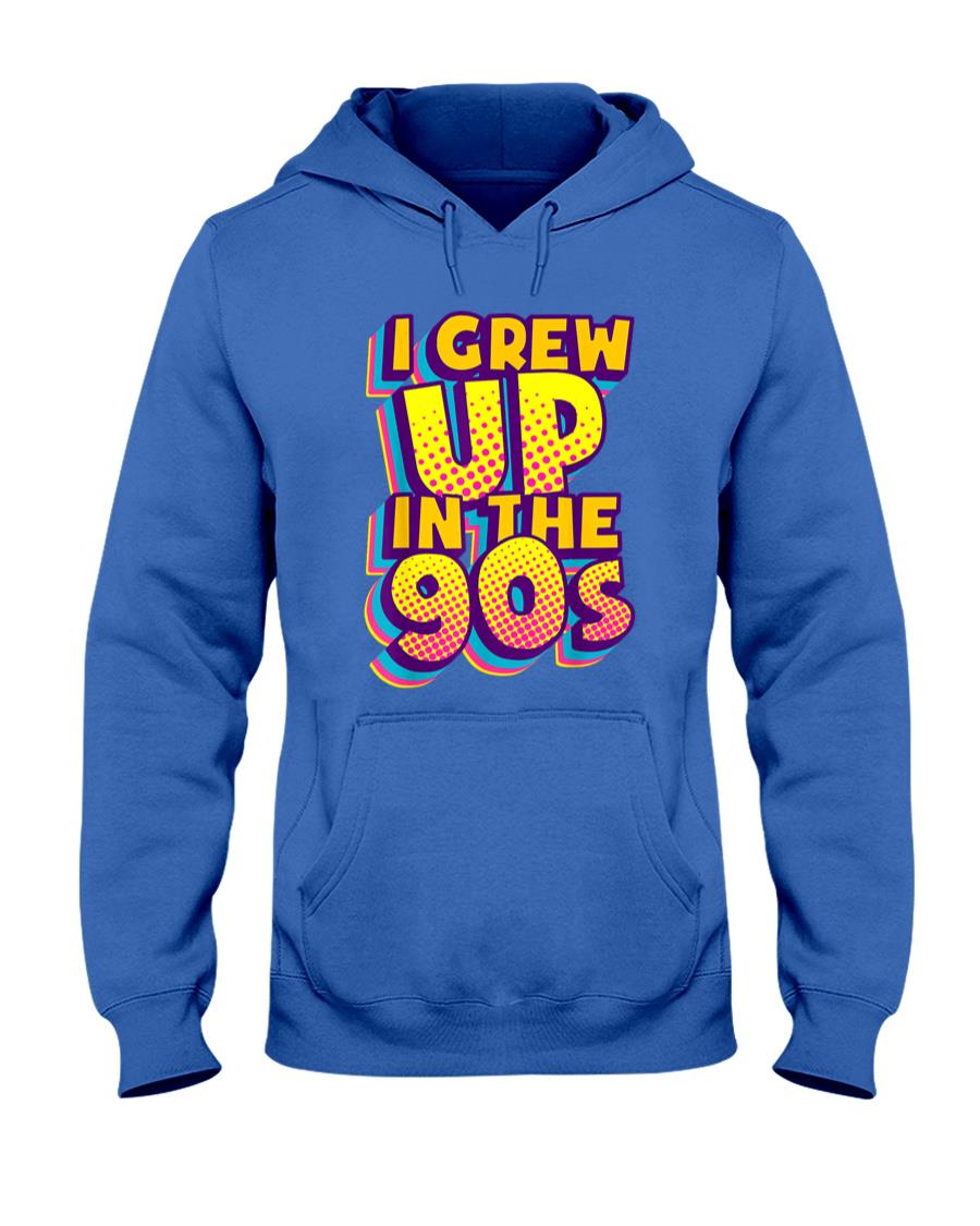 Retro Nostalgia - I Grew Up In The 90s Retro Nostalgia Vintage Throwback Style T-Shirt