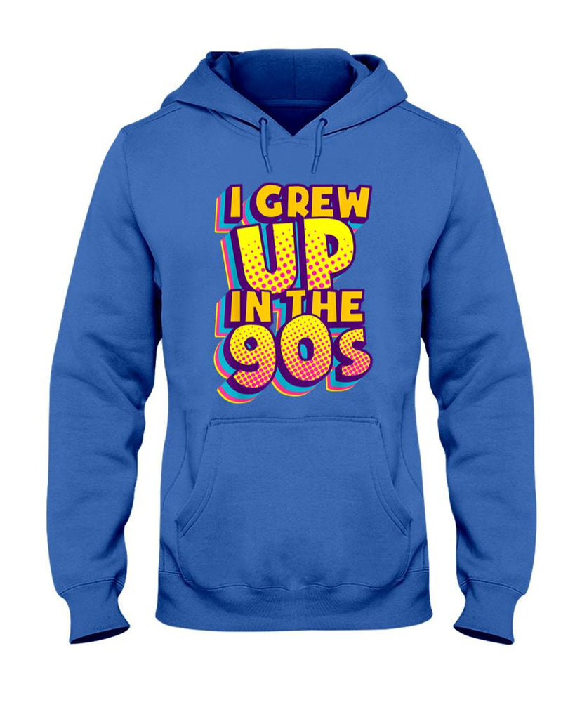 Retro Nostalgia - I Grew Up In The 90s Retro Nostalgia Vintage Throwback Style T-Shirt