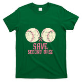 Save Baseball Boobs Softball Funny Breast Cancer Women Gift T-Shirt