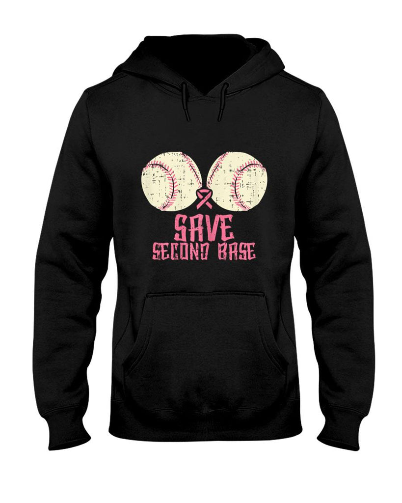Save Baseball Boobs Softball Funny Breast Cancer Women Gift T-Shirt