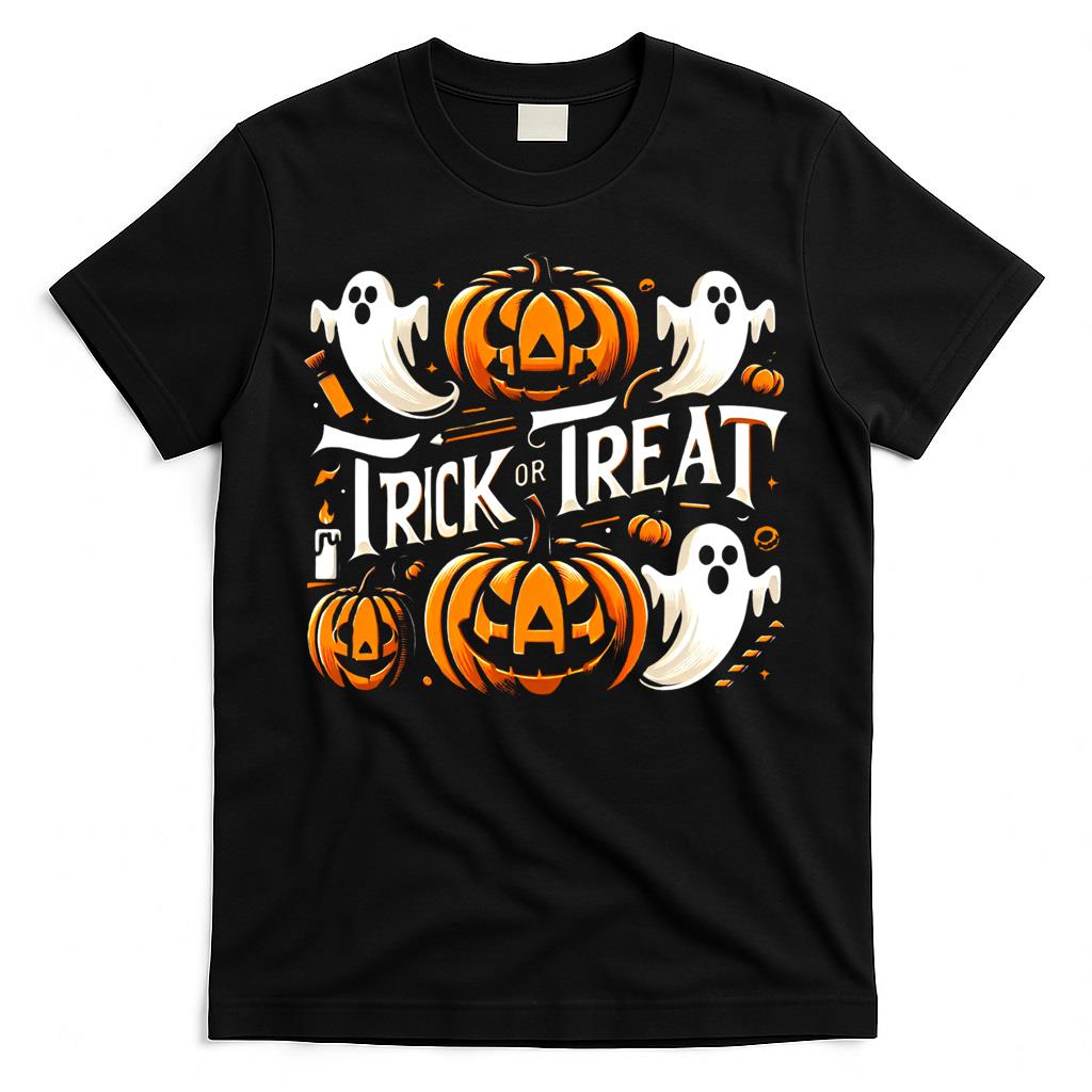 cute and funny halloween ghost, trick or treat Essential  Style 1 T-Shirt