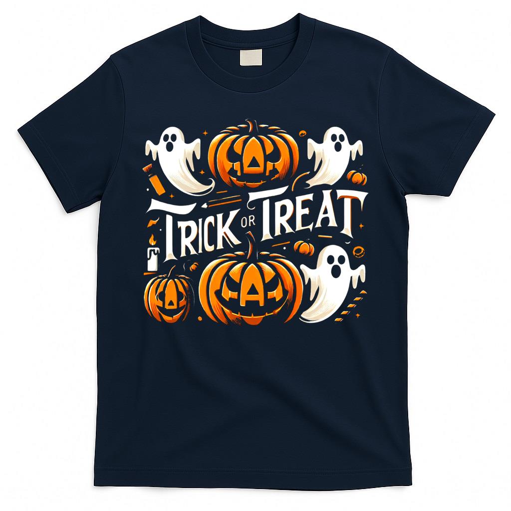 cute and funny halloween ghost, trick or treat Essential  Style 1 T-Shirt