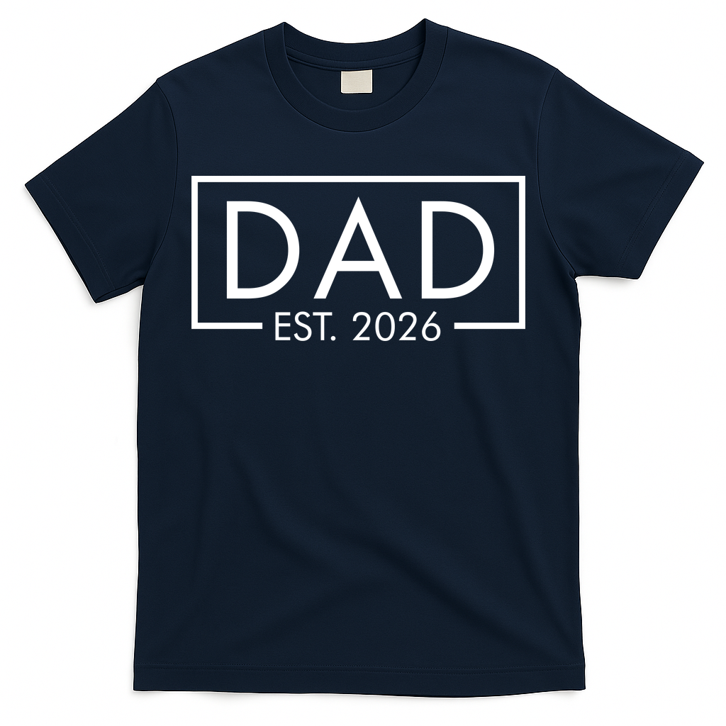 Dad Est. 2026 Logo  T-Shirt