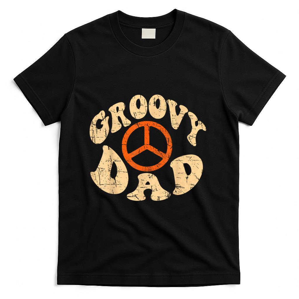 Retro Nostalgia - Mens Groovy Dad 70s Nostalgia 1970s Retro Dads Fathers T-Shirt