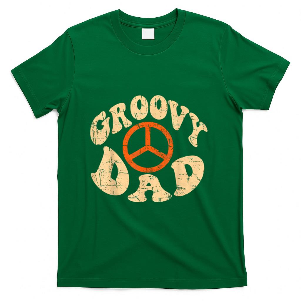 Retro Nostalgia - Mens Groovy Dad 70s Nostalgia 1970s Retro Dads Fathers T-Shirt