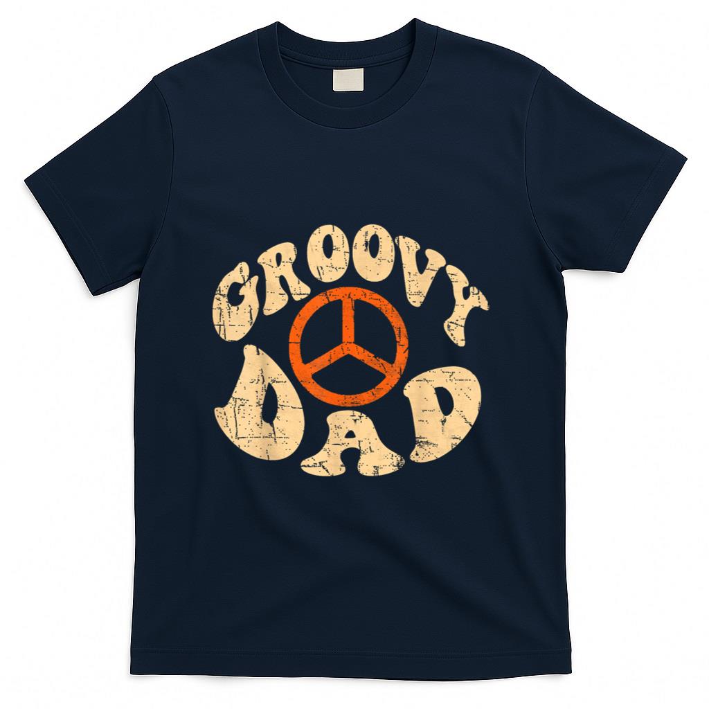 Retro Nostalgia - Mens Groovy Dad 70s Nostalgia 1970s Retro Dads Fathers T-Shirt