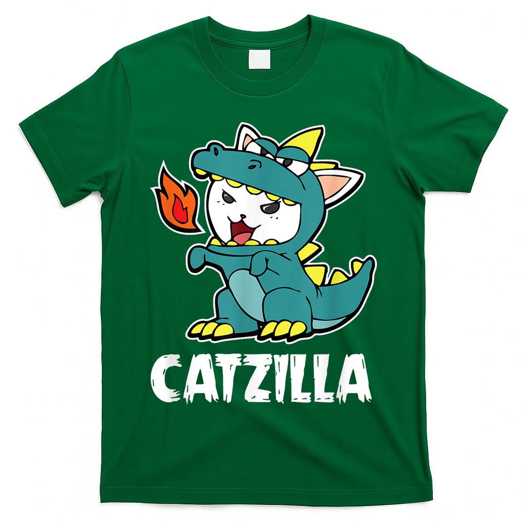 Catzilla Kitten Dragon Cat Halloween Costume Trick or Treat  for Men Women Kids T-Shirt
