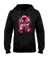 Warrior Boxing Gloves Pink Ribbon Breast Cancer Awareness T-Shirt