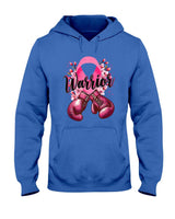 Warrior Boxing Gloves Pink Ribbon Breast Cancer Awareness T-Shirt