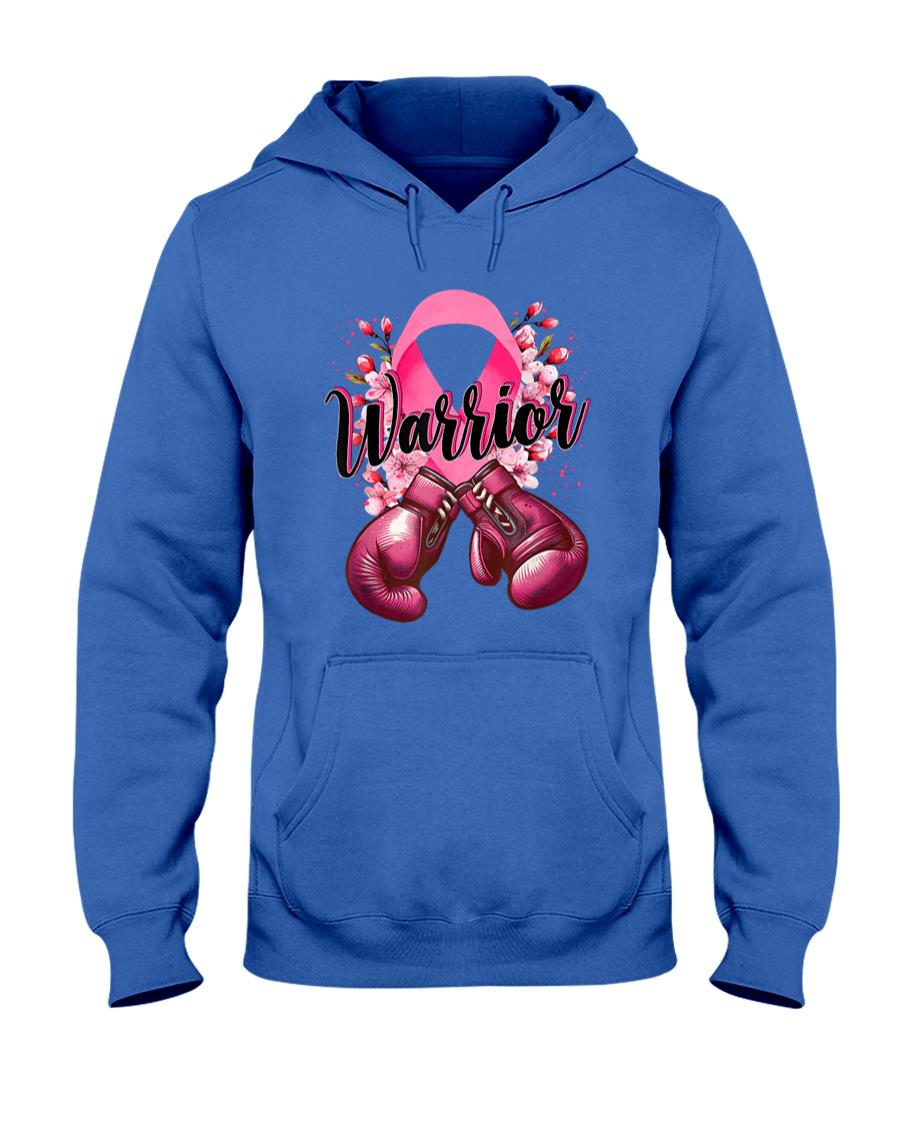 Warrior Boxing Gloves Pink Ribbon Breast Cancer Awareness T-Shirt