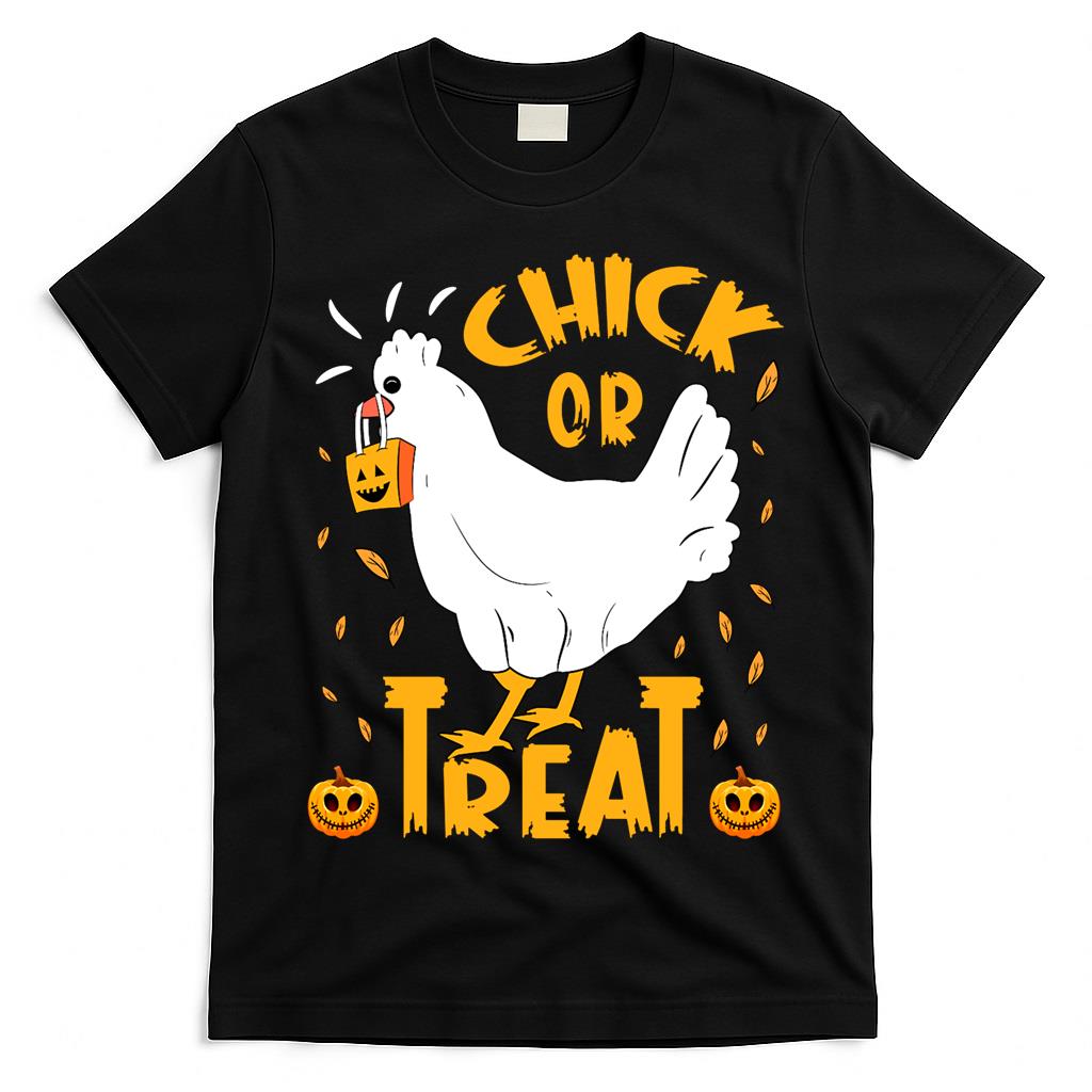 Halloween Chick or Treat Funny Halloween Chicken Costume Essential T-Shirt