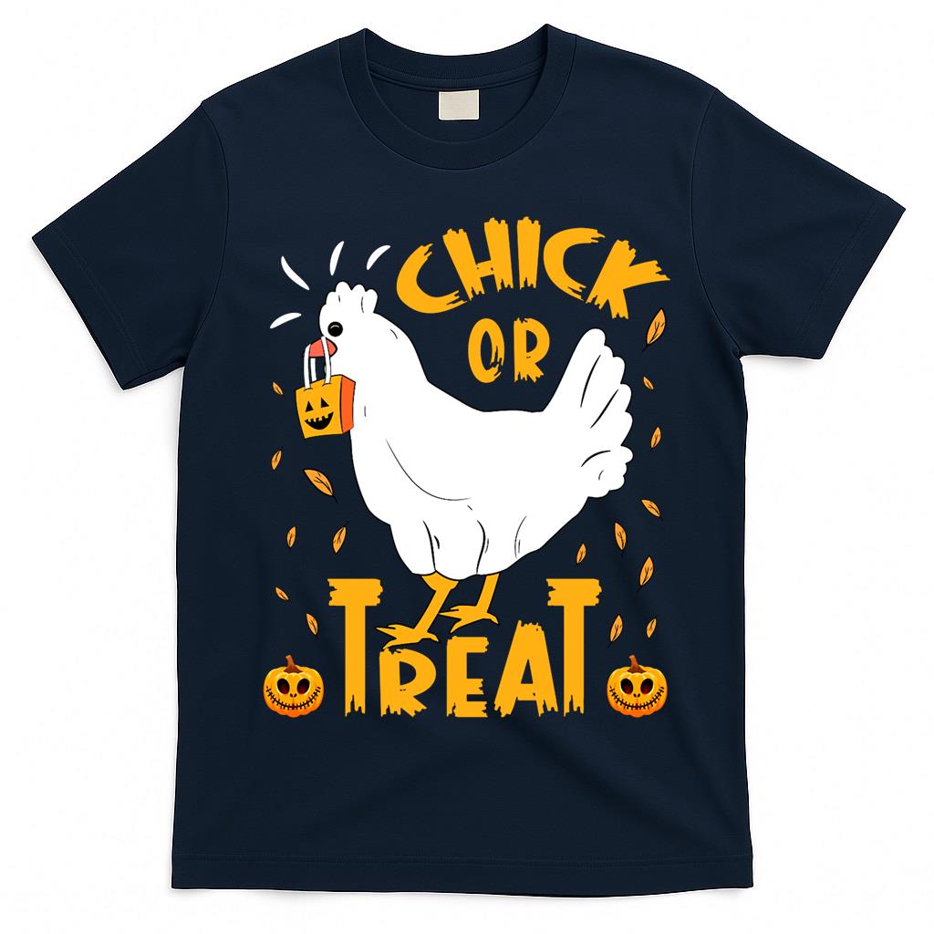 Halloween Chick or Treat Funny Halloween Chicken Costume Essential T-Shirt