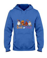 Chick Or Treat Halloween Witch Spooky Chicken Farmer T-Shirt