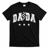 Retro Dada Lightning Bolt Checkered Father’s Day T-Shirt