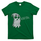 Creepy Ghost Haunted for Life Halloween Trick Or Treat T-Shirt