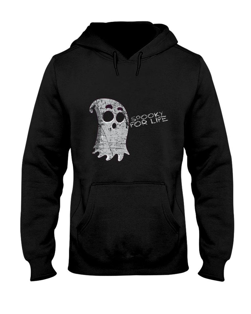 Creepy Ghost Haunted for Life Halloween Trick Or Treat T-Shirt