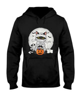 Cute Mummy Black Cat Halloween Costume Funny Trick or Treat T-Shirt