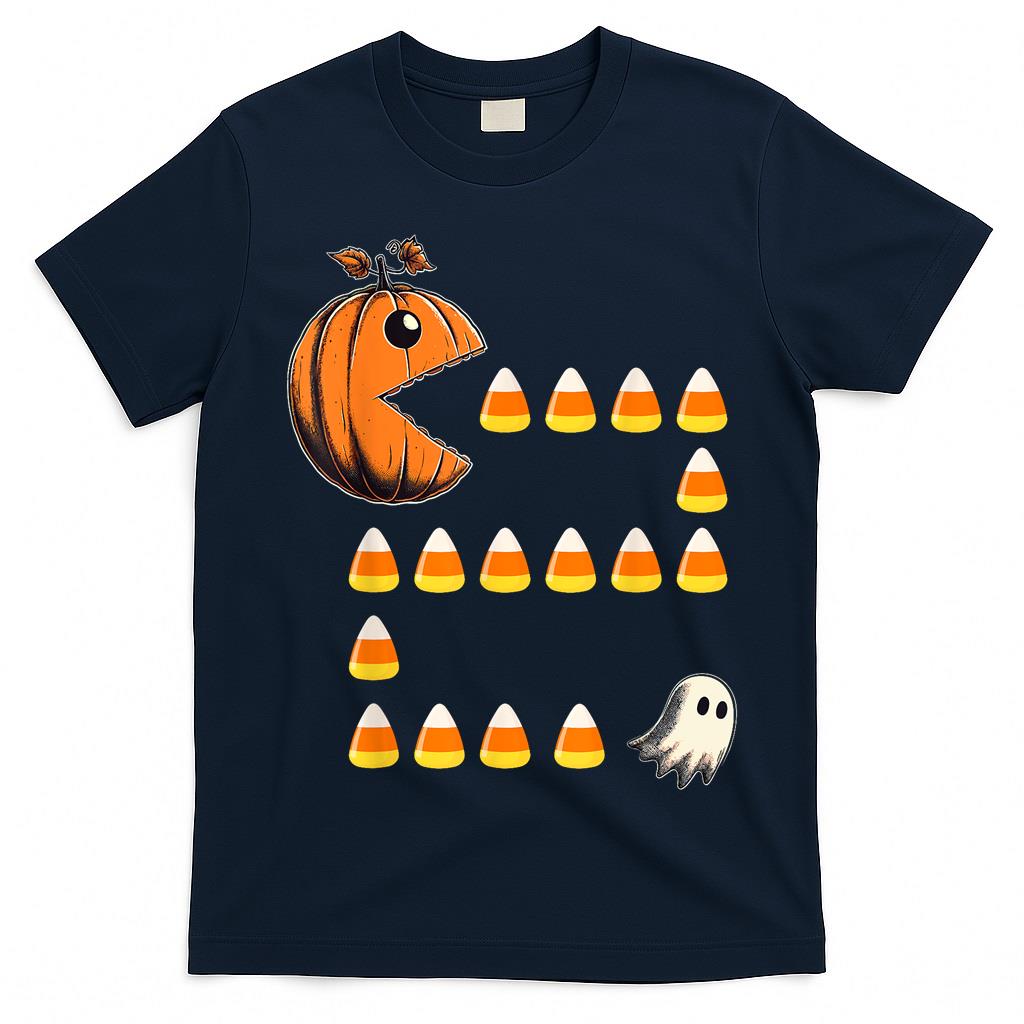 Funny Halloween Pumpkin Candy Corn Trick or Treat T-Shirt