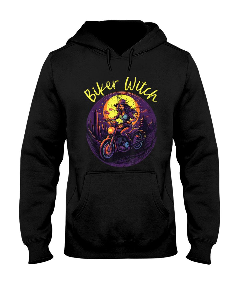 Biker Halloween Scary Trick Or Treat Spooky Motorcycle T-Shirt