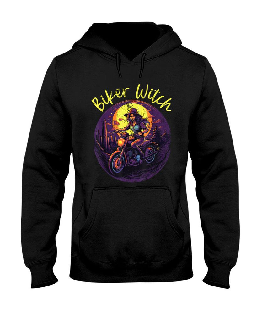 Biker Halloween Scary Trick Or Treat Spooky Motorcycle T-Shirt